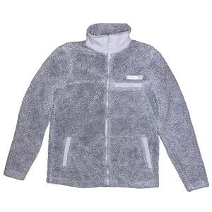 Columbia West Bend Full-Zip Gray Fleece Jacket Women's XS